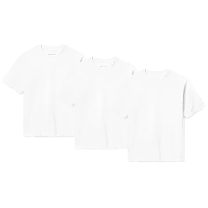 SKYLRK Boxy White T-Shirt