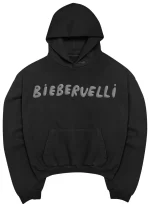 SKYLRK Coachella Hoodie Biebervelli ‘Black’