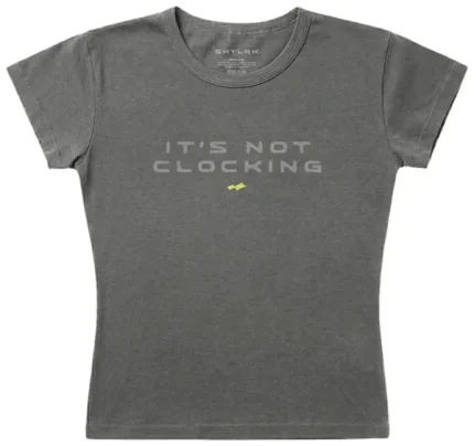SKYLRK Coachella It’s Not Tee Clocking ‘Grey’