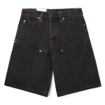 SKYLRK Denim Black Shorts