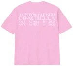 SKYLRK Justin Bieber Coachella Graphic IV 2026 Tee ‘Pink