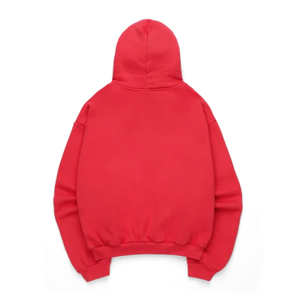 SKYLRK Knit Jelly Red Hoodie