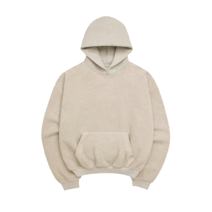 SKYLRK Reverse Almond Brown Hoodie