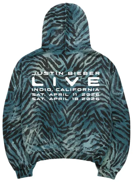 SKYLRK Zebra Coachella Hoodie ‘Blue’