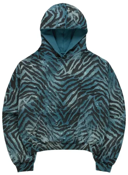 SKYLRK Zebra Coachella Hoodie ‘Blue’