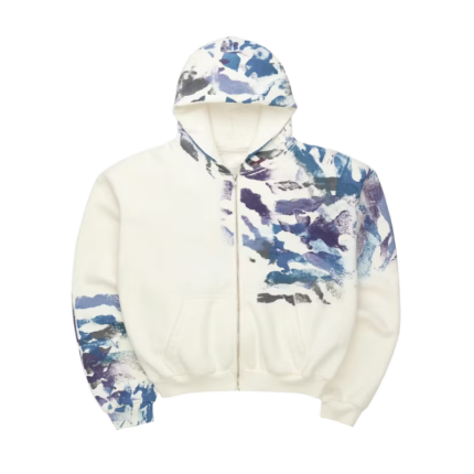 SKYLRK Zip Wave Camo Hoodie