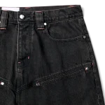SKYLRK Denim Black Shorts - Image 2
